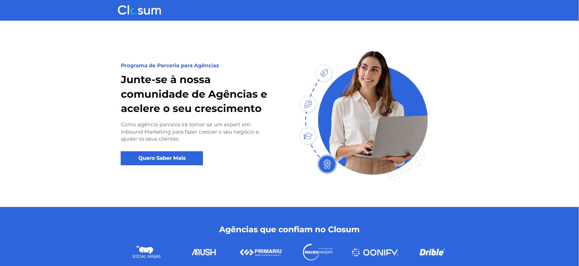 Landing page segmentada